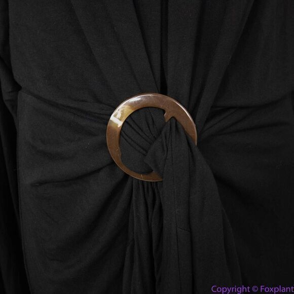 NEW Eloquii black Dolman Sleeve Belted Waist Dress, 14/16 - Picture 7 of 16